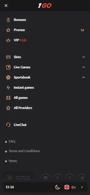 1Go_Casino_menu