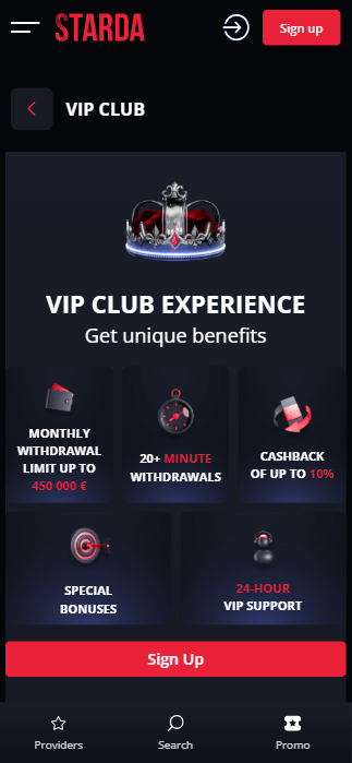 club menu