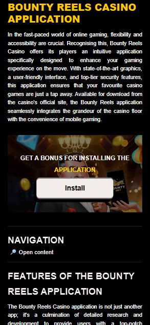 Bounty Reels page